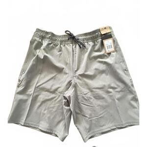 Men's Performance Casual Shorts with Built-in Brief Liner, Size M